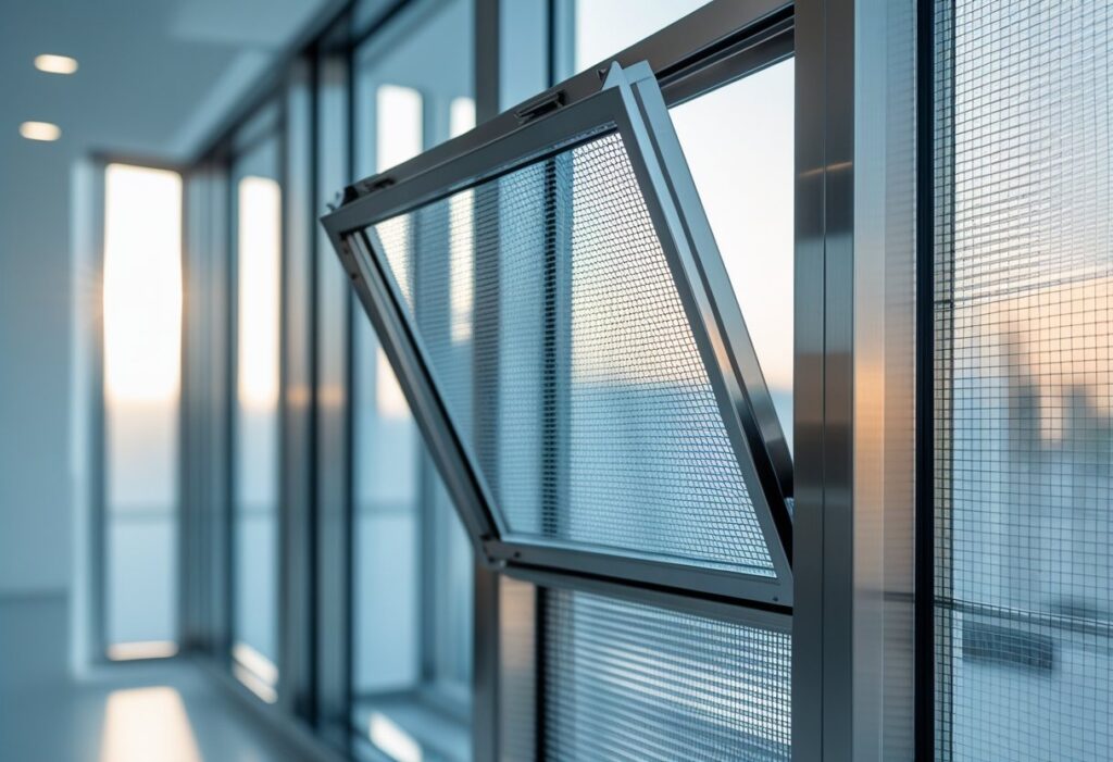 Openable SS mesh windows