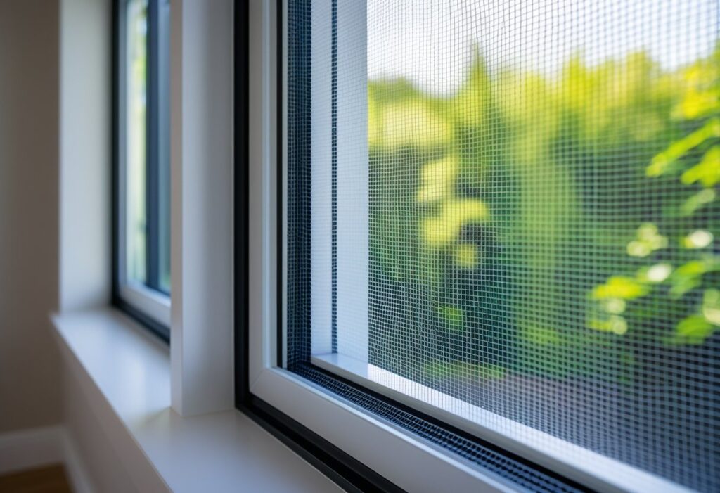 Plated Fiber Mosquito Mesh